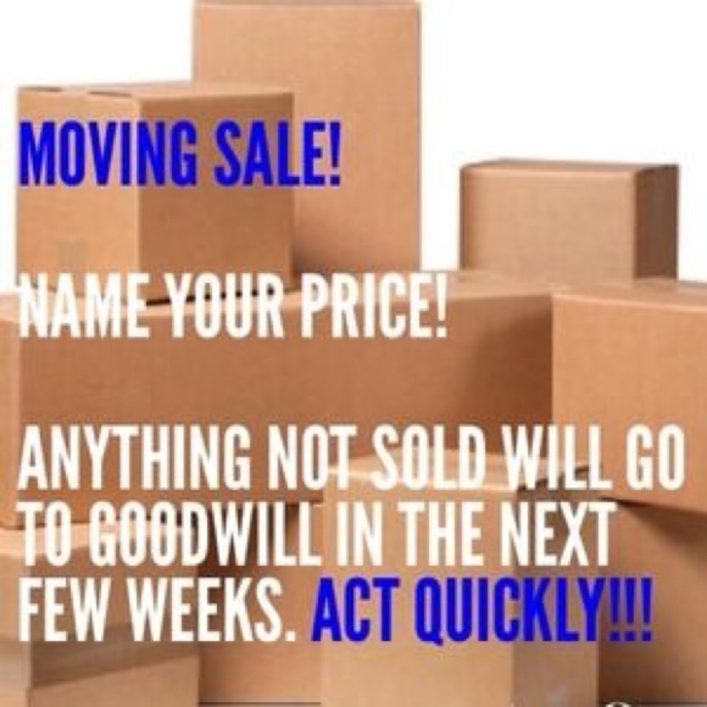 MOVING IN 3 WEEKS!